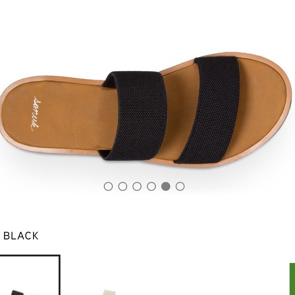 Sanuk Shoes - New Women’s Sanuk Gora Gora Slide Sandals BLACK